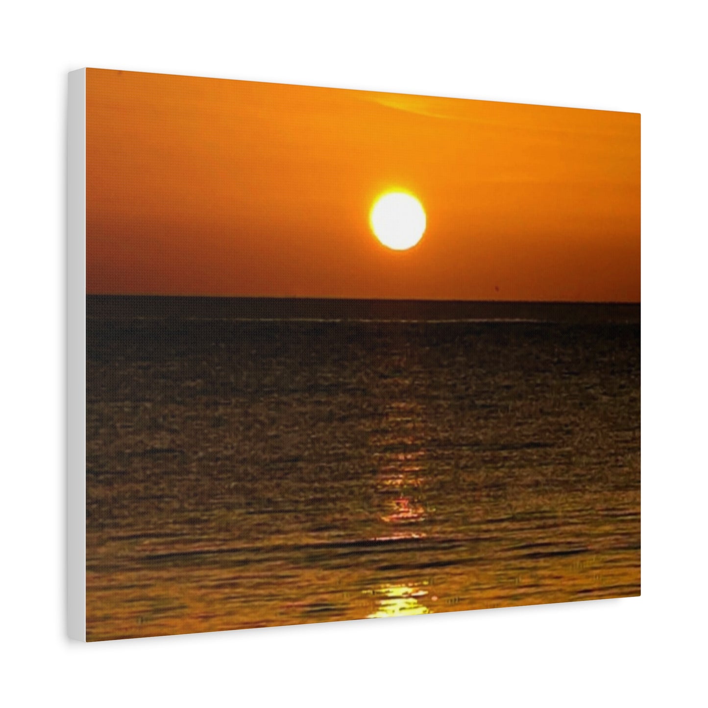 Sunset on a Matte Canvas, Stretched, 1.25"