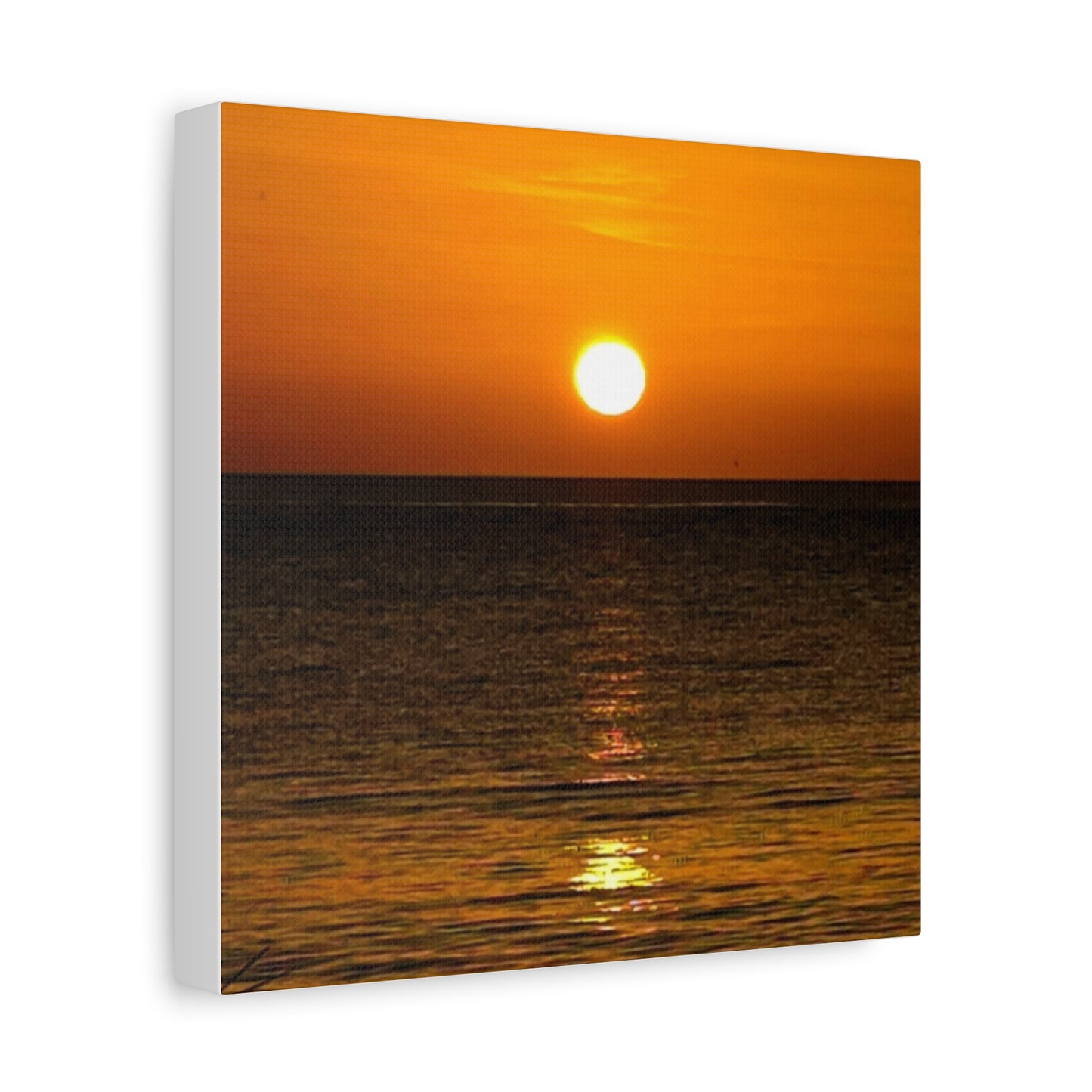 Sunset on a Matte Canvas, Stretched, 1.25"