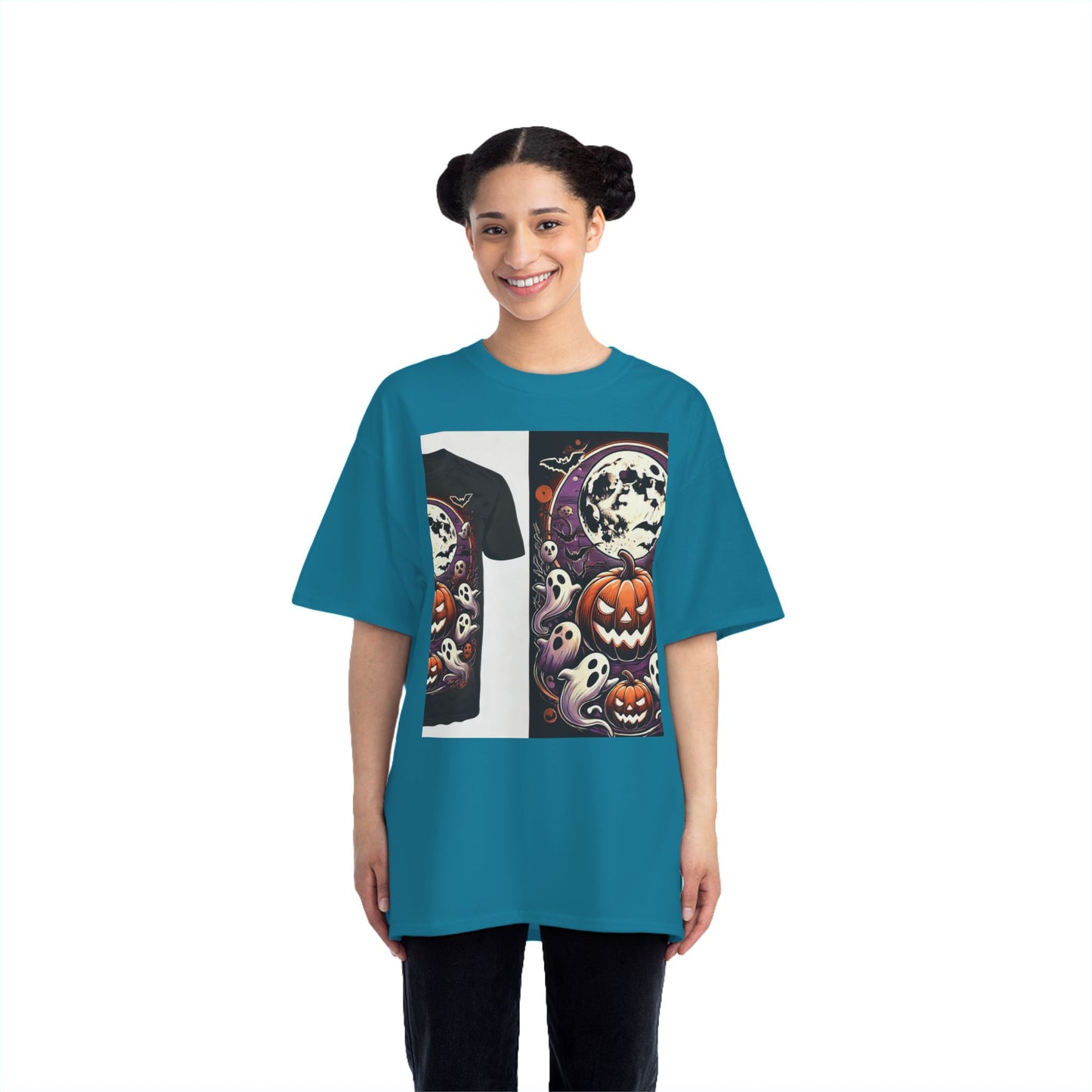 Halloween Short-Sleeve T-Shirt, With Front / Back Print