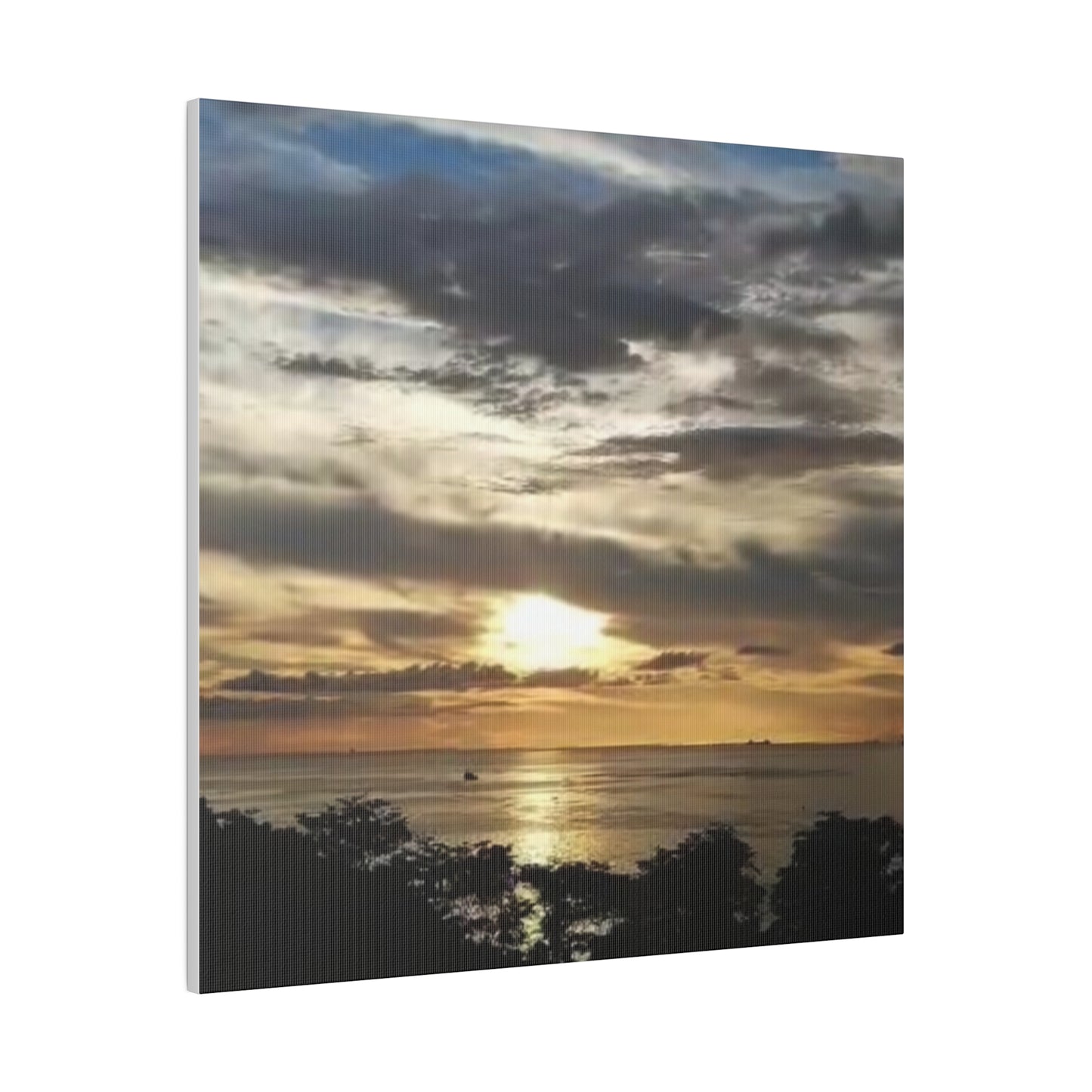 Sunrise on a Matte Canvas, Stretched, 0.75"