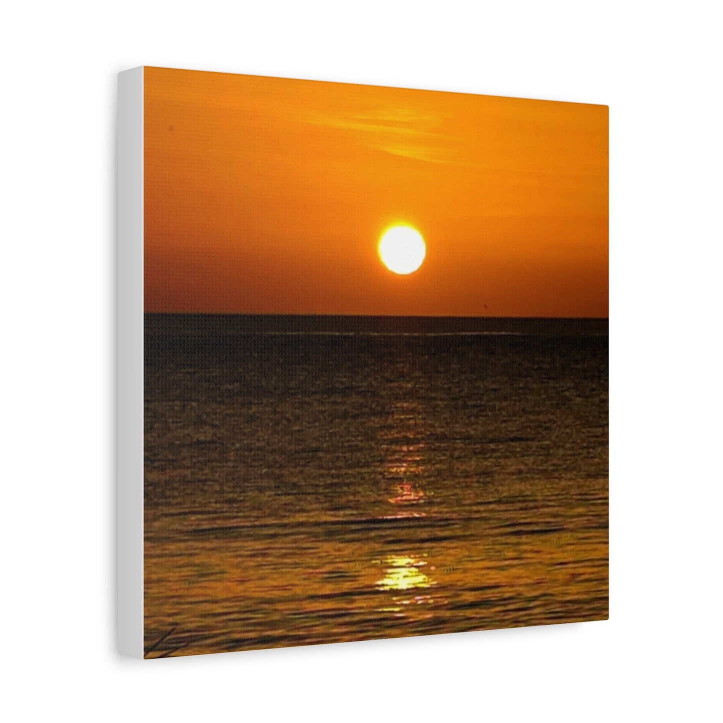 Sunset on a Matte Canvas, Stretched, 1.25"