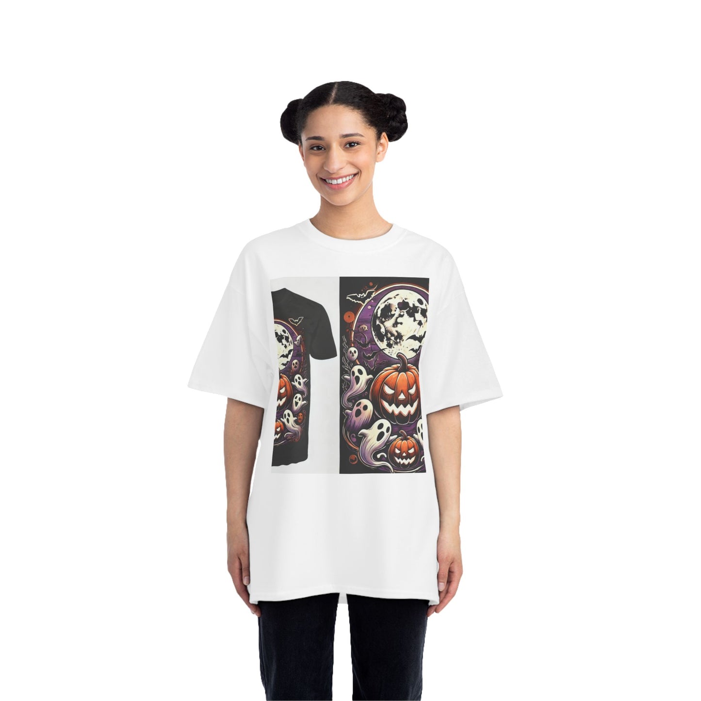 Halloween Short-Sleeve T-Shirt, With Front / Back Print